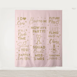 ウェディングシャワー ピンク フォトブース 背景 バナー タペストリー