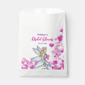 ウェディングシャワー フェアリー プリンセス ピンク ハーツ ファッション P フェイバーバッグ (正面)