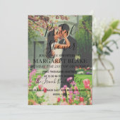 ウェディングシャワー フォトエンゲージメントパーティー 招待状 (スタンド正面)