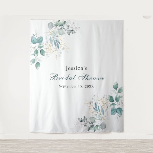 ウェディングシャワー フォトバックドロップ タペストリー (正面)