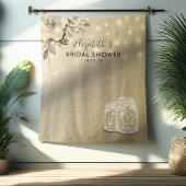 ウェディングシャワー フォトブース ゴールド フラワーマソンジャー タペストリー