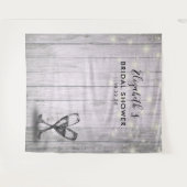 ウェディングシャワー フォトブース 背景 チャンピエングラス 木 タペストリー (正面(横))