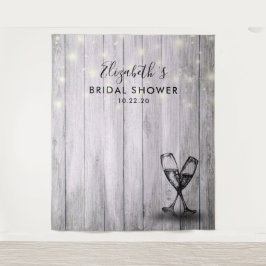 ウェディングシャワー フォトブース 背景 チャンピエングラス 木 タペストリー