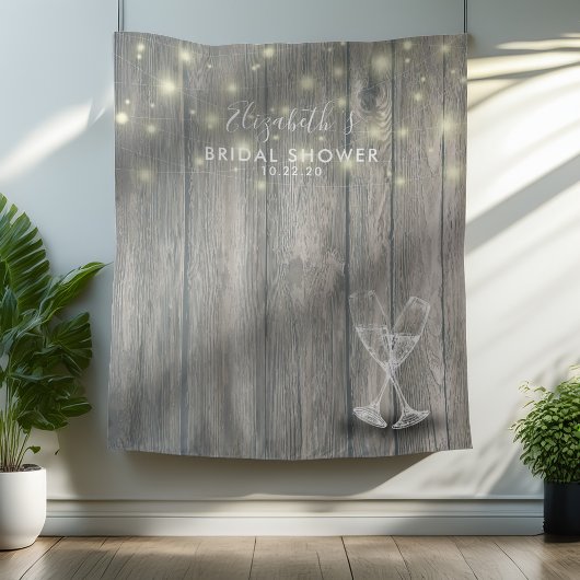 ウェディングシャワー フォトブース 背景 木製 ワインボトル タペストリー