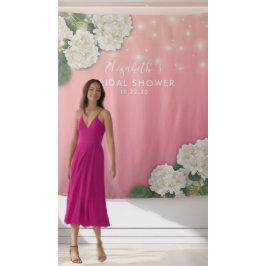 ウェディングシャワー フォトブース 花 ストリングライト タペストリー