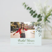 ウェディングシャワー フォト 招待状 ポストカード (スタンド正面)