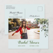 ウェディングシャワー フォト 招待状 ポストカード (正面/裏面)