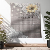 ウェディングシャワー フォト 背景 ラック ひまわり 木 タペストリー