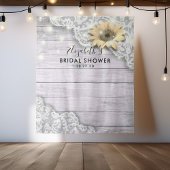 ウェディングシャワー フォト 背景 ラック ひまわり 木 タペストリー