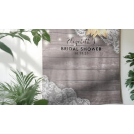 ウェディングシャワー フォト 背景 ラック ひまわり 木 タペストリー