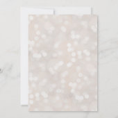 ウェディングシャワー ボケホワイト モダンハート インビテーション (裏面)