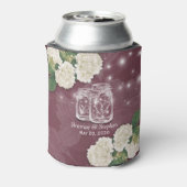 ウェディングシャワー メイソンジャー ハイドランジア ストリングライト 缶クーラー (缶裏面)