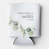 ウェディングシャワー ユーカリ ミニマル 缶クーラー (正面)