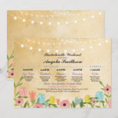 ウェディングシャワー ライト フローラル アイテム ヴィンテージ (正面/裏面)