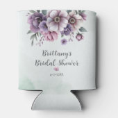 ウェディングシャワー ラベンダー＆グリーンフラワー 缶クーラー (裏面)