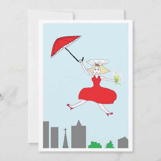 ウェディングシャワー 招待状 (正面)