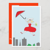 ウェディングシャワー 招待状 (正面/裏面)