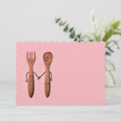 ウェディングシャワー 招待状 (スタンド正面)