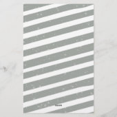 ウェディングシャワー 水彩 フラワーモダン スクリプト 便箋 (裏面)