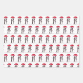 ウェディングシャワー 結婚記念日 ロマンチック かわいい ラッピングペーパーシート (正面)