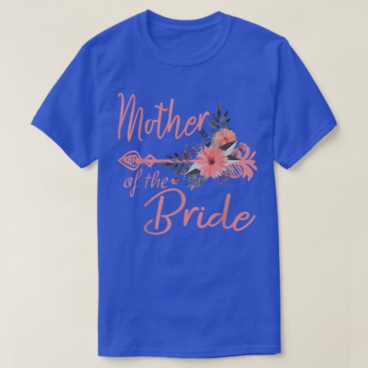 ウェディングシャワー 花嫁の友人たち 花嫁 母親 新婦の母 Tシャツ (デザイン正面)