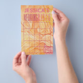 ウェディングシャワー BINGOフレッシュフラワーデザイン チラシ (ハンドル)