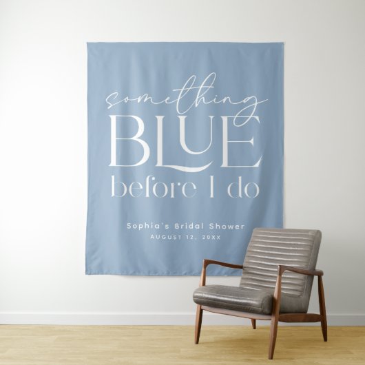 ウェディングシャワー Something Blue Before I Do タペストリー (インサイチュ)