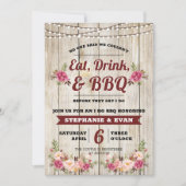 ウェディングシャワーI Do BBQ招待状5x7 招待状 (正面)