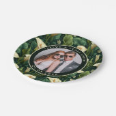 ウェディングシャワーPのための美しいカレーリリープレート ペーパープレート (アングル)