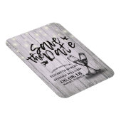 ウェディングシャンパングラスウッドライト マグネット (右側)