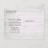 ウェディングシャンパングラスウッドライト 案内ポストカード (裏面)