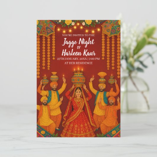 ウェディングジャッゴはジャゴの招待状を送る 招待状 (スタンド正面)