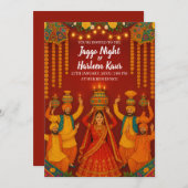 ウェディングジャッゴはジャゴの招待状を送る 招待状 (正面/裏面)