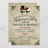 ウェディングスカルドクロエンゲージメントパーティー招待状 招待状 (正面/裏面)