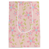 ウェディングスティックガール イン レースドレスとスニーカー ミディアムペーパーバッグ (裏面)