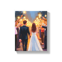 ウェディングスパークラー | 結婚のお祝いの絵