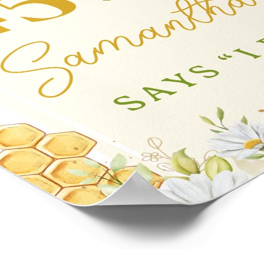 ウェディングスプリングビーブライダルシャワーまであと何日 ポスター (角)