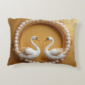 ウェディングスワン アクセントクッション (裏面)