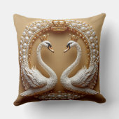 ウェディングスワン クッション (裏面)