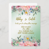 ウェディングセット: 招待状 (正面/裏面)