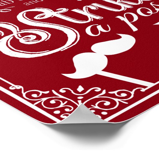 ウェディングセルフィーフォトブース看板 オーダーメイドカラー ポスター (角)