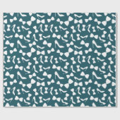 ウェディングセレモニー ハイヒールとネクタイ シームレス ラッピングペーパー (フラット)