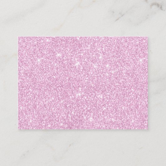 ウェディングソングリクエスト モダン ピンク カセット インサート エンクロージャーカード (裏面)