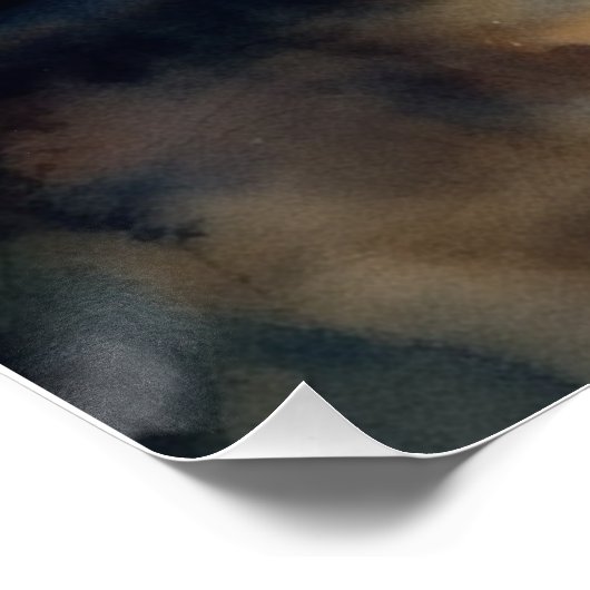 ウェディングタイガース光沢ポスターウォールアート ポスター (コーナー)