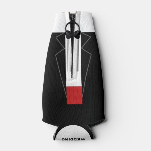 ウェディングタキシード グルームズウーマン ボトルクーラー (裏面)