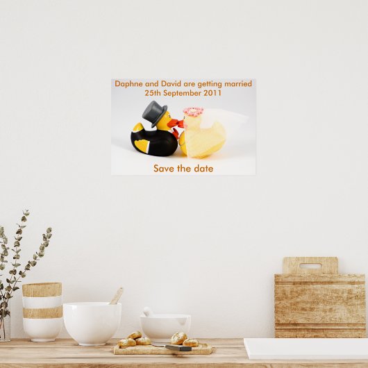 ウェディングダック... ポスター (キッチン)