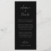 ウェディングデイウェルカムアンドサンキュー座席表 メニュー (正面)