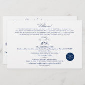 ウェディングデイウェルカムマップカード – Alex用 (正面/裏面)