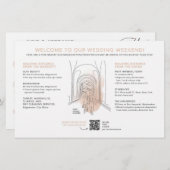 ウェディングデイウェルカムマップカード – JUNE用 (正面/裏面)