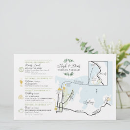 ウェディングデイウェルカムマップカードAUS - for STEPH